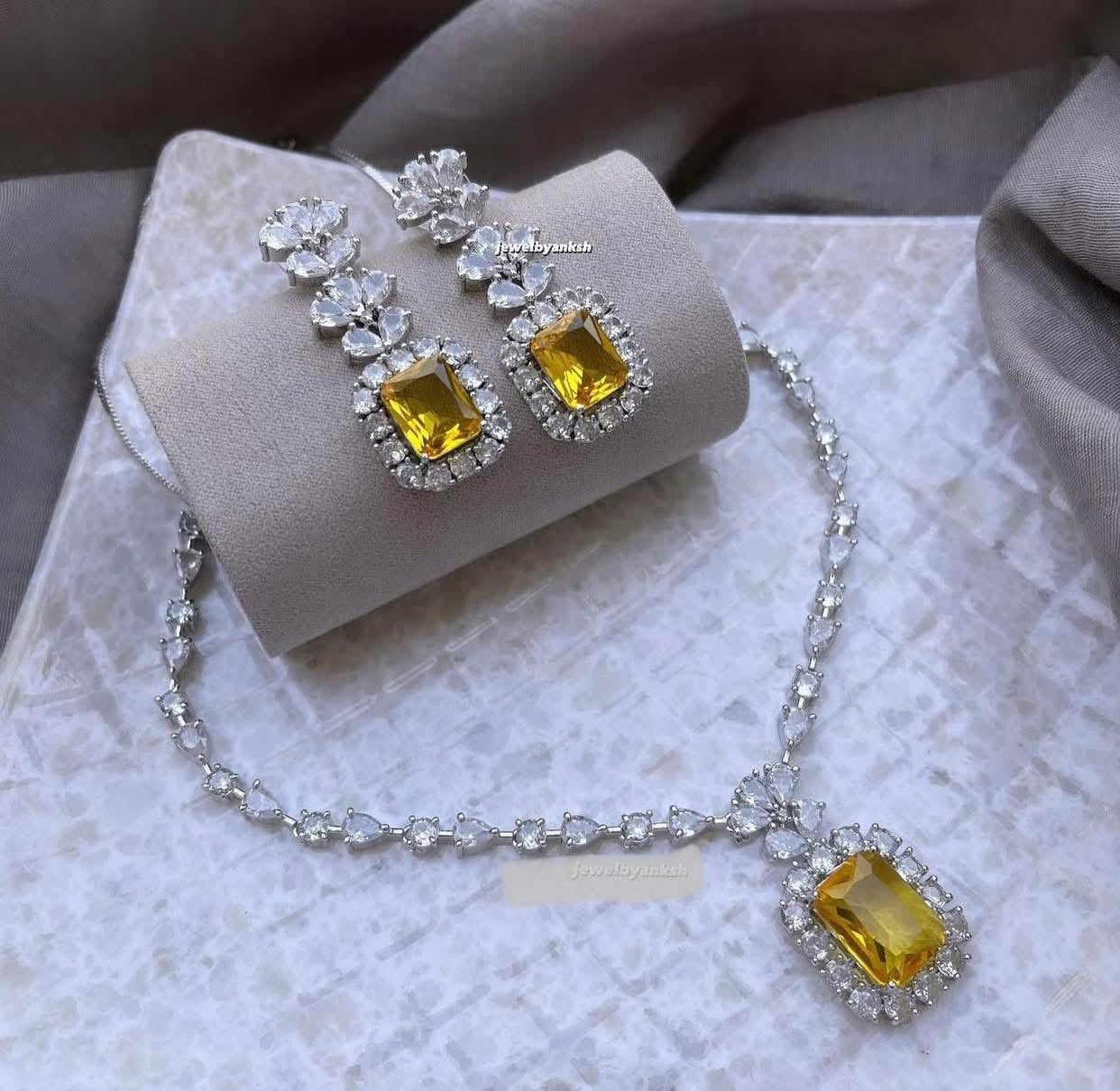 American Diamond Pendant set