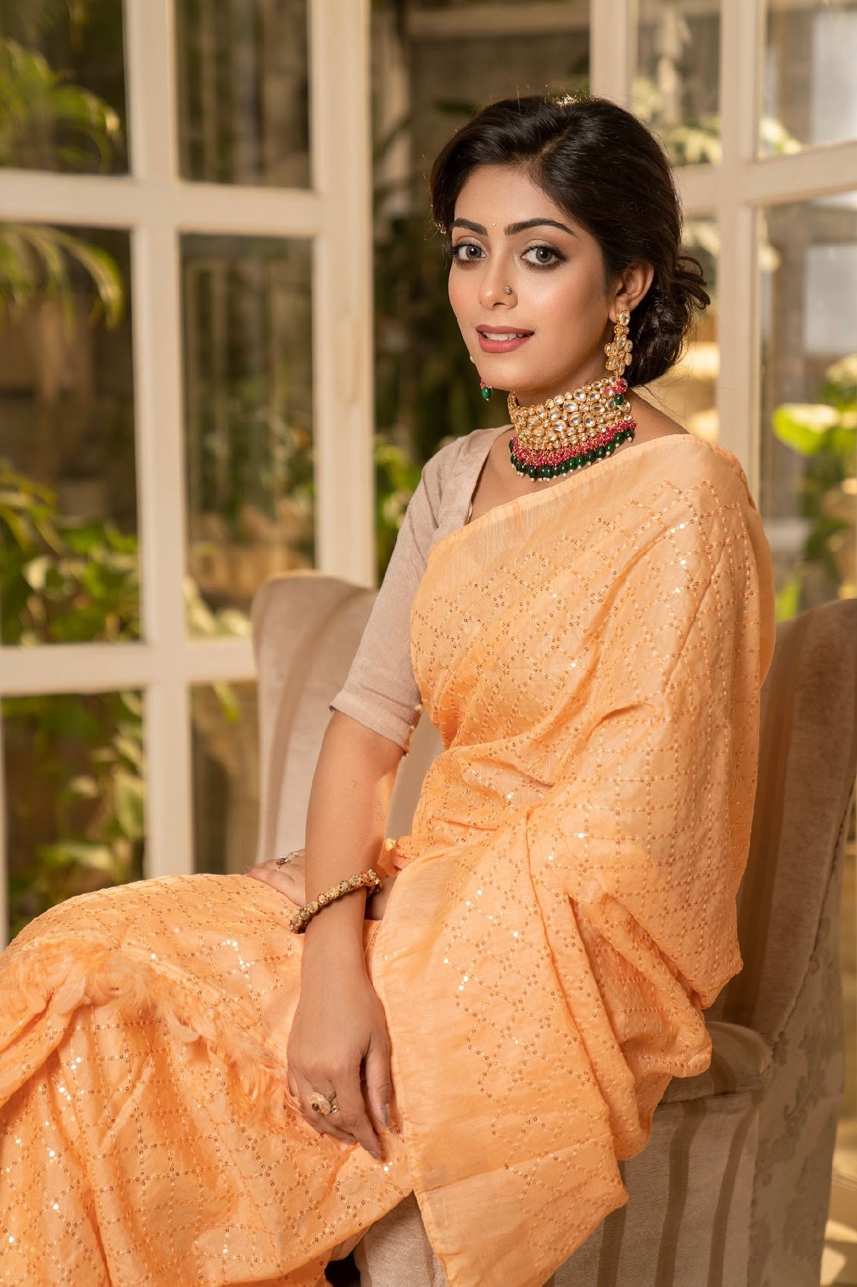 Multicolor Kundan Choker set