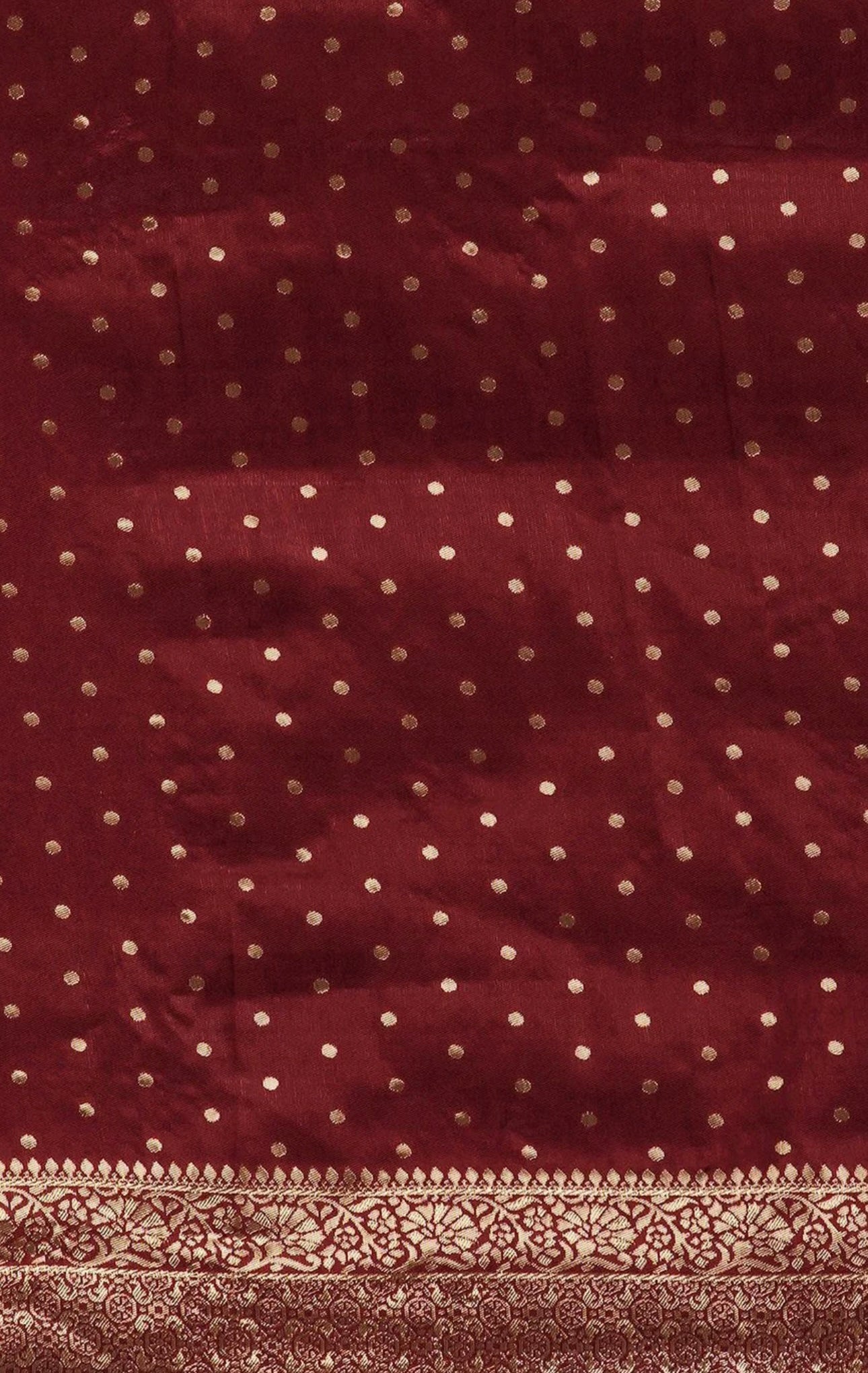 Maroon Boota Saree
