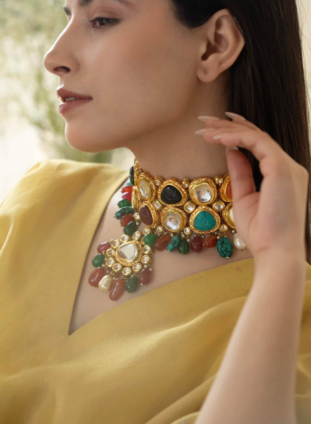 Multicolour Bridal Set