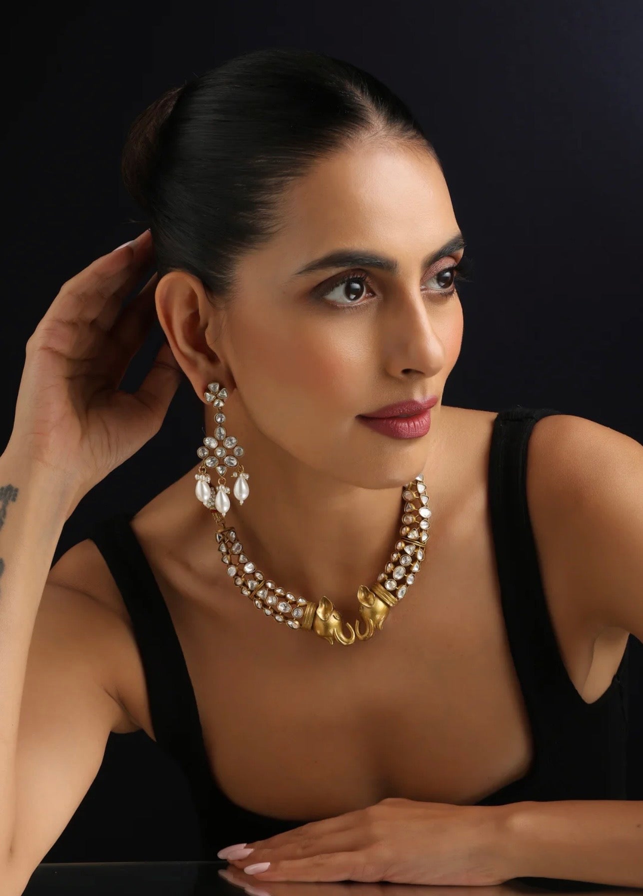 Elephant Necklace Set