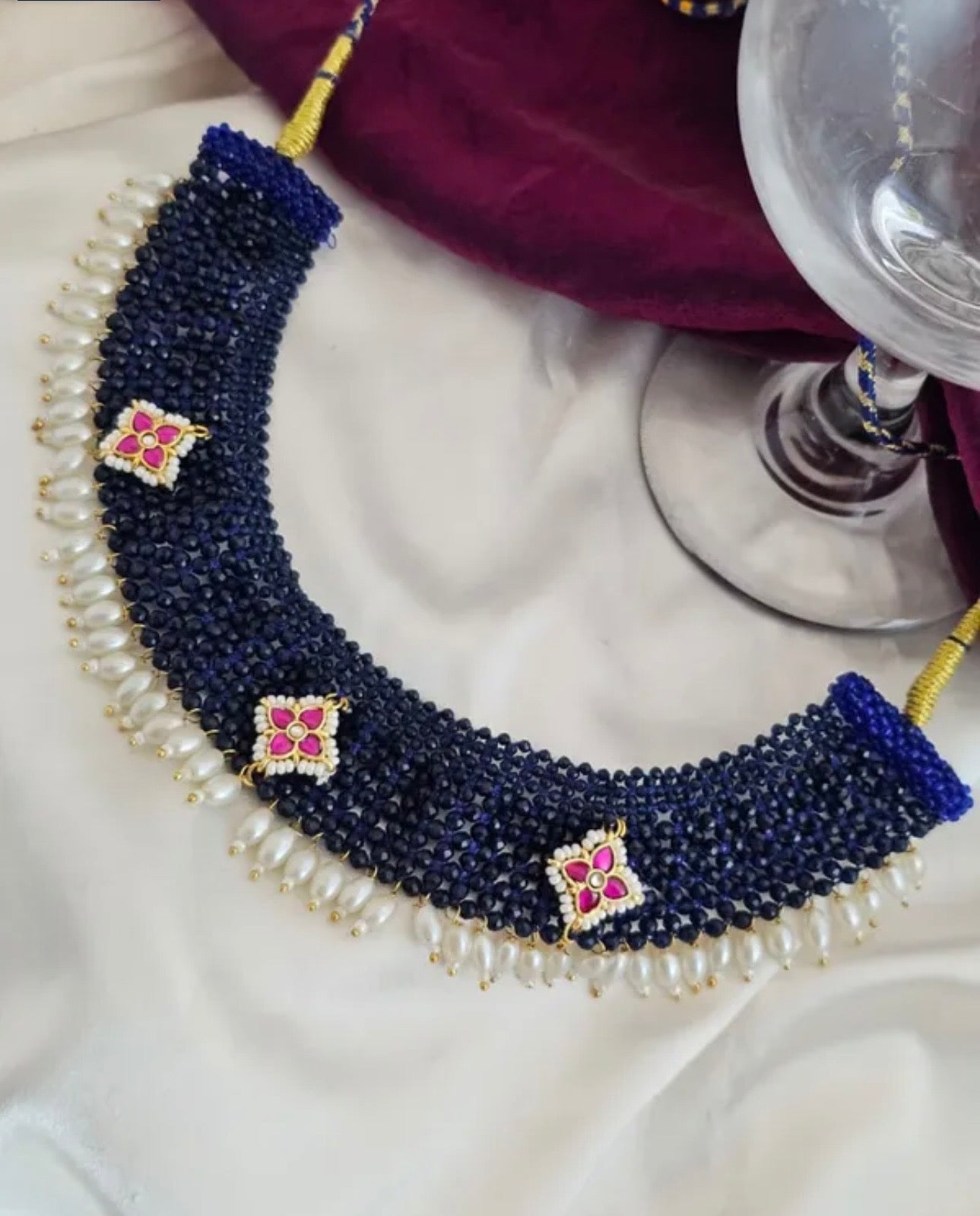 Blue Sapphire NecklaceSet