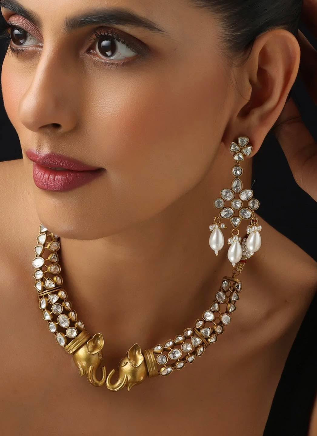 Elephant Necklace Set