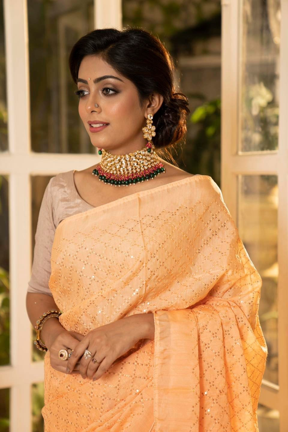 Multicolor Kundan Choker set