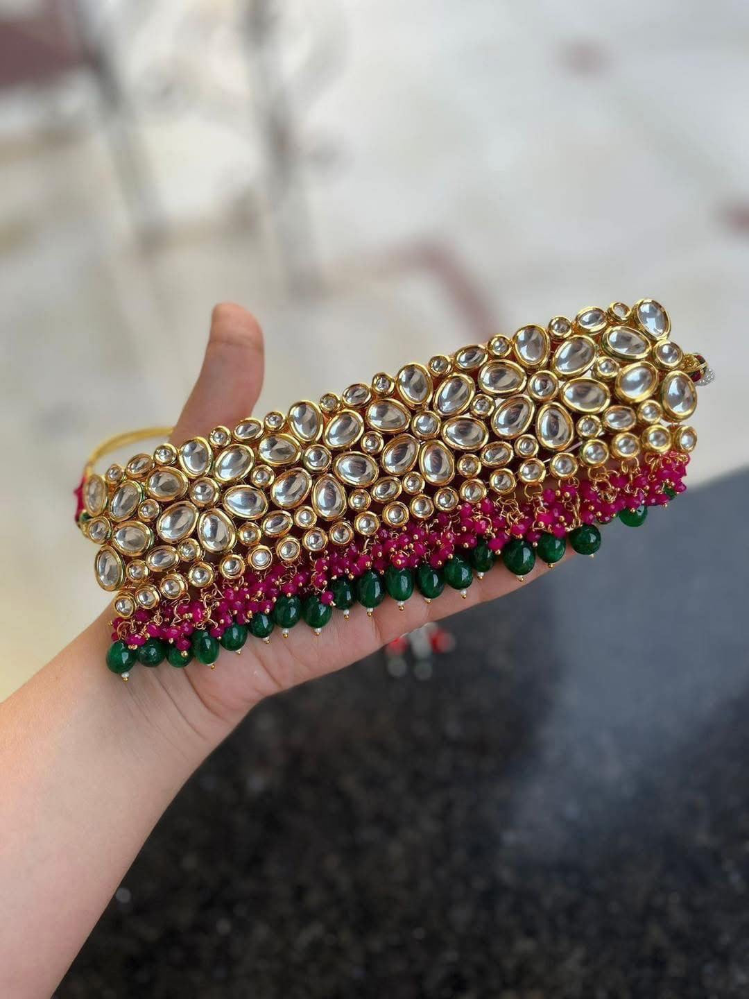Multicolor Kundan Choker set