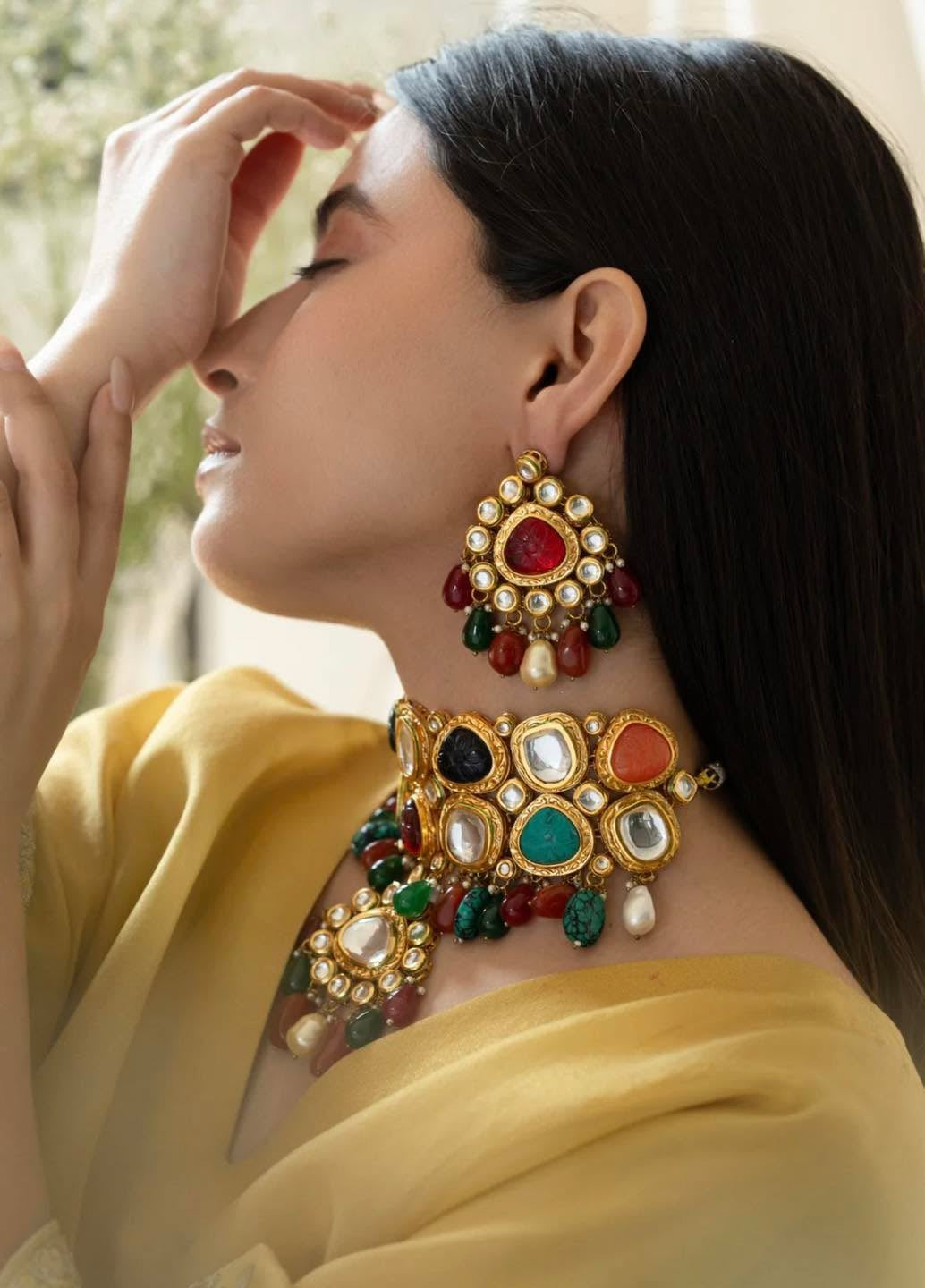 Multicolour Bridal Set