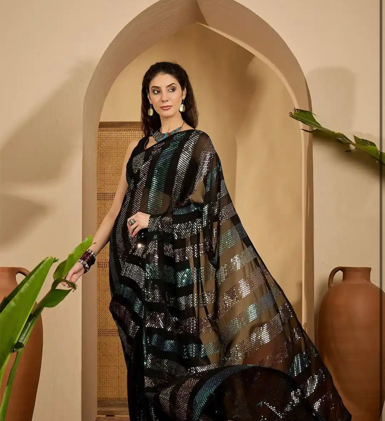 Glitterry Party Saree