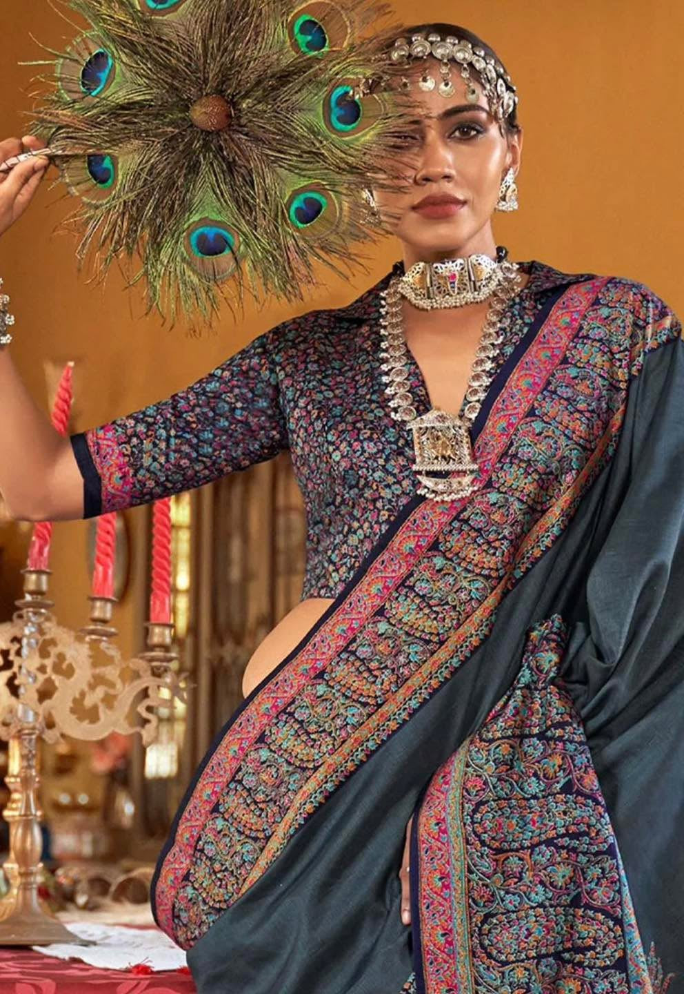 Grey Kani Silk