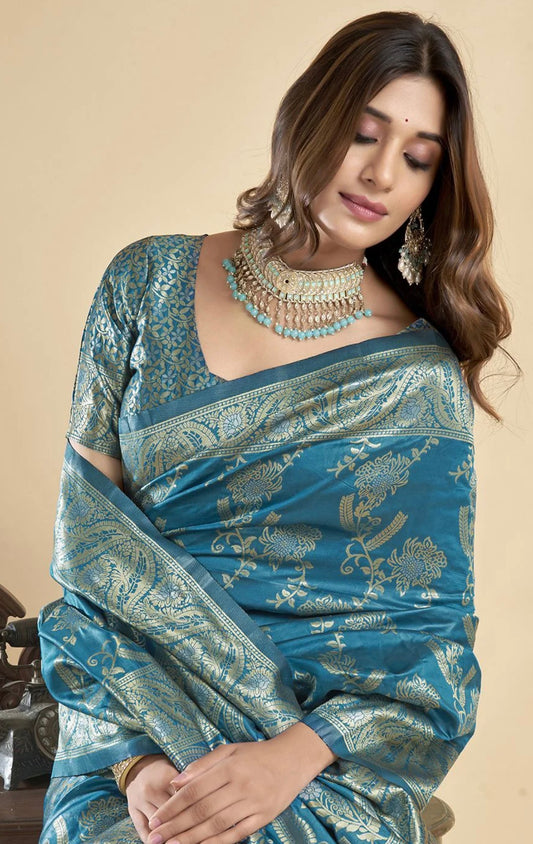 Firoza Banarasi Saree