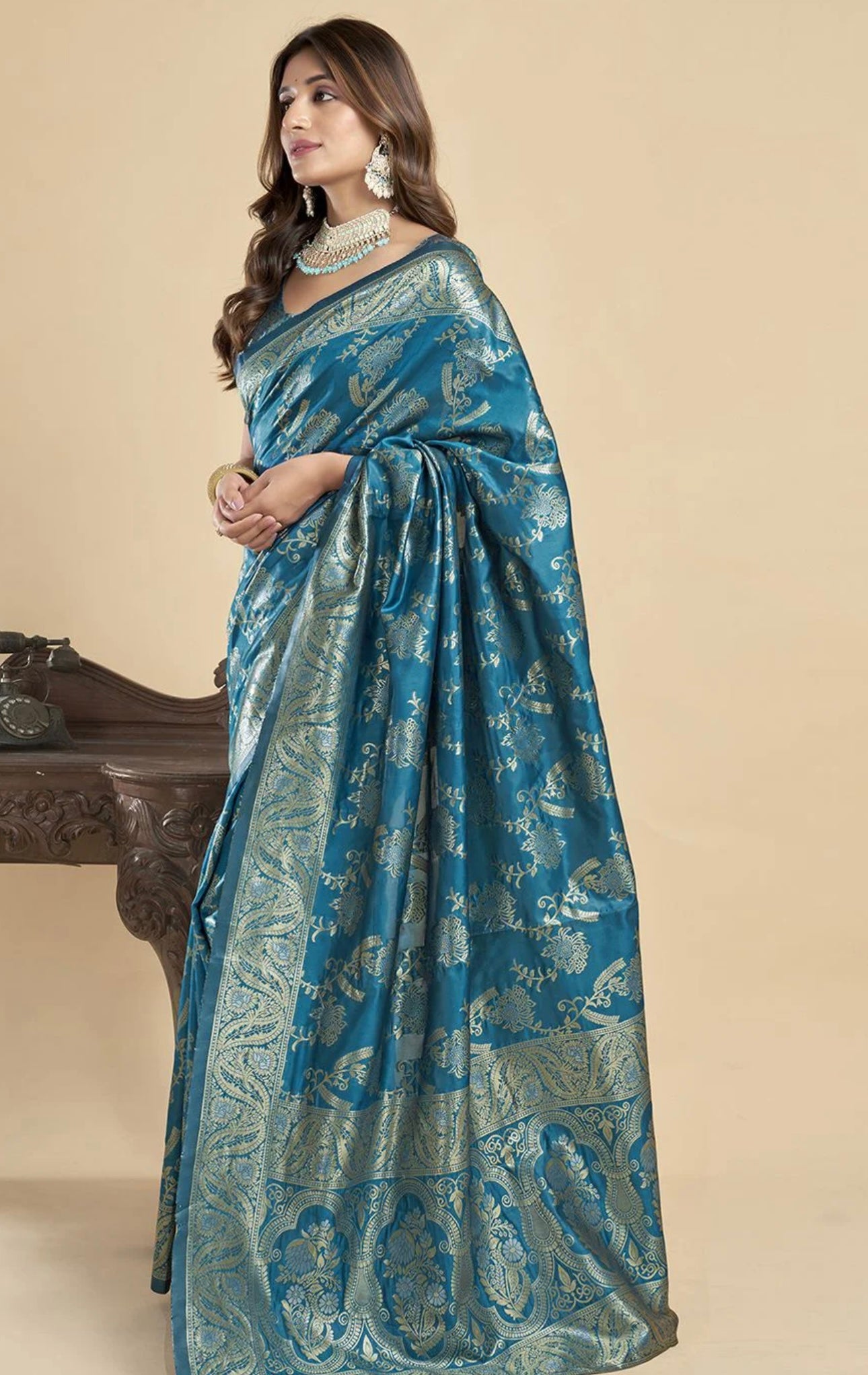 Firoza Banarasi Saree