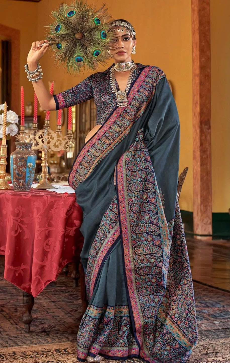 Grey Kani Silk